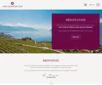Conne.ch(Cave Champ de Clos) Screenshot