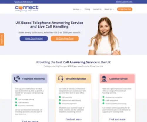 Connect-Communications.co.uk(Connect Communications) Screenshot