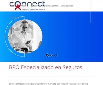 Connect-Sos.com(BPO Especializado en Seguros) Screenshot