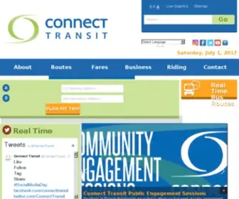 Connect-Transit.com(Connect Transit Transportation) Screenshot