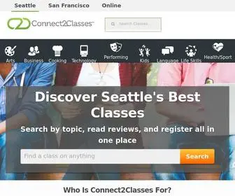 Connect2Classes.com(Discover Thousands of Classes In and Near Seattle) Screenshot