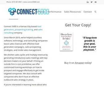 Connect5000.com(Lead Generation and Sales Prospecting Training Firm) Screenshot