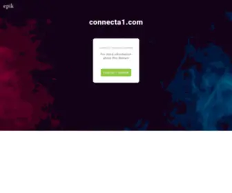 Connecta1.com(The premium domain name) Screenshot