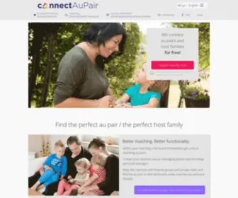 Connectaupair.world(We connect au pairs and host families) Screenshot