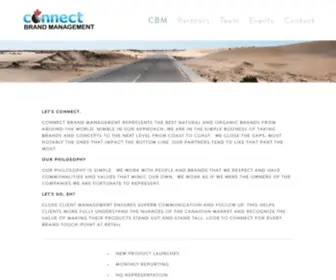 Connectbrandmanagement.com(Connect Brand Management) Screenshot