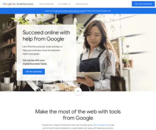 Connectbusinessapi.com(Google voor mkb) Screenshot