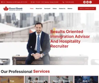 Connectcanada.com(Best Consultancy For Canada) Screenshot