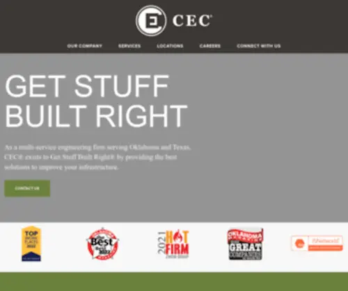 Connectcec.com(CEC® Corporation) Screenshot