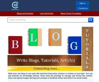 Connectclue.com(ConnectClue Official Site) Screenshot