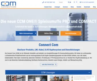 Connectcom.de(Connect Com GmbH) Screenshot