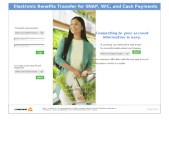 Connectebt.com(Electronic benefit transfer) Screenshot