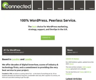 Connected-UK.com(100% WordPress Agency) Screenshot