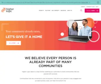 Connectedcommunity.org(Powerful Online Community Software) Screenshot