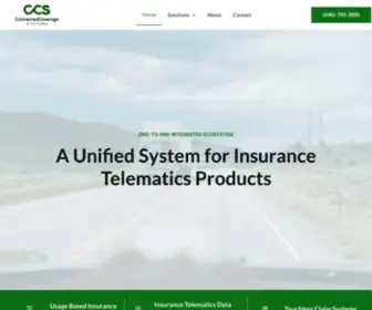 Connectedcoverage.net(Connected Coverage Systems (CCS)) Screenshot
