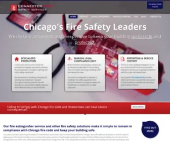 Connectedfire.com(Fire Extinguisher Service) Screenshot