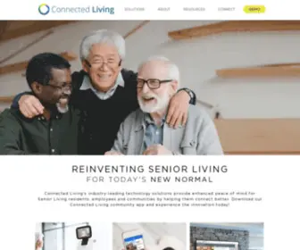 Connectedliving.com(Connected Living) Screenshot