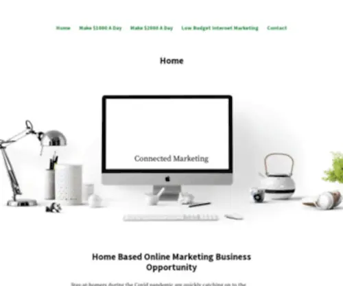 Connectedmarketing.org(Business Opportunity) Screenshot