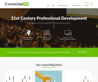 Connectedpe.com(Homepage) Screenshot