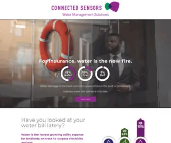 Connectedsensors.ca(Water Management Solutions from sensors to software) Screenshot