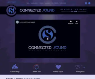 Connectedsound.com(Connected Sound) Screenshot