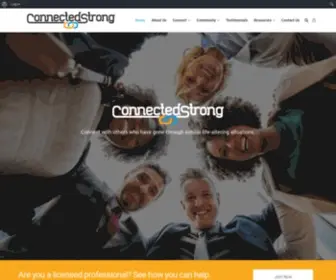 Connectedstrong.com(Connected Strong) Screenshot