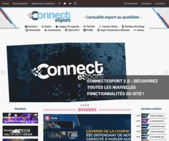 Connectesport.com(L'actualité esport au quotidien) Screenshot