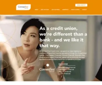 Connectfirstcu.com(Connect First Credit Union) Screenshot