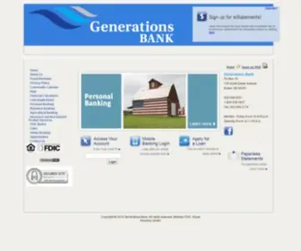 Connectfnb.com(Generations Bank) Screenshot