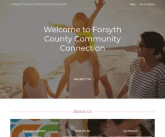 Connectforsyth.org(Forsyth County Community Connection) Screenshot