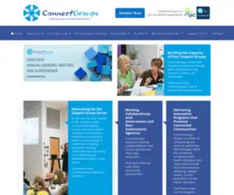 Connectgroups.org.au(Helping support groups & individuals) Screenshot