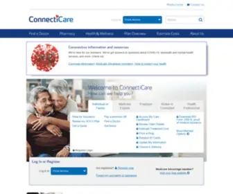 Connecticare.com(Connecticut-based Health Insurance Company) Screenshot