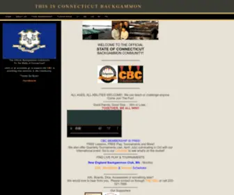 Connecticutbackgammon.com(CBC) Screenshot