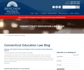 Connecticuteducationlawblog.com(Connecticut Education Law Blog Archives) Screenshot