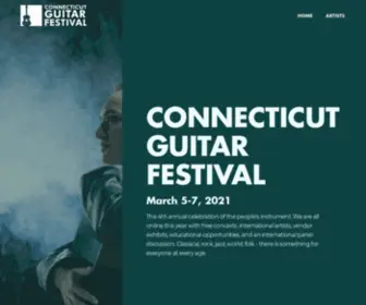 Connecticutguitarfestival.com(Connecticut Guitar Festival) Screenshot