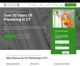 Connecticutplasterrestoration.com(Quality Plastering CT) Screenshot