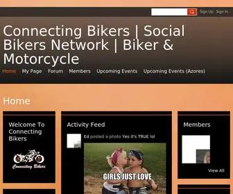 Connectingbikers.com(Connecting Bikers) Screenshot