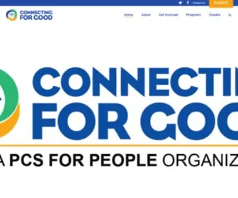 Connectingforgood.org(Connecting For Good) Screenshot