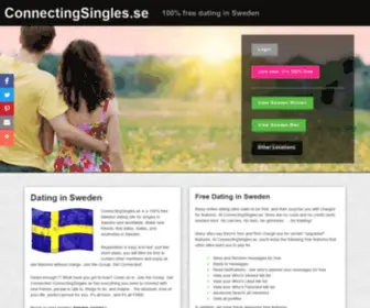 Connectingsingles.se(Dating in Sweden Free Sweden Dating) Screenshot