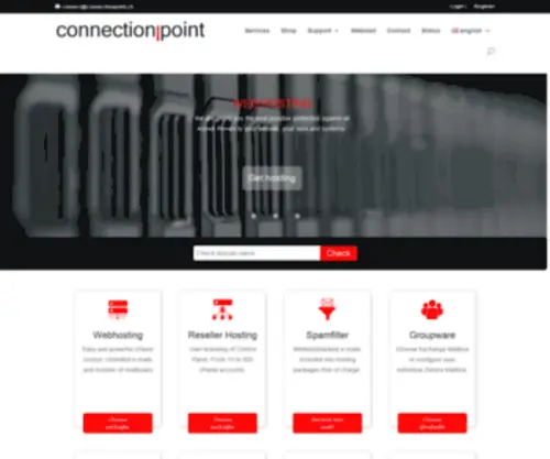 Connectionpoint.ch(Willkommen bei Connectionpoint) Screenshot