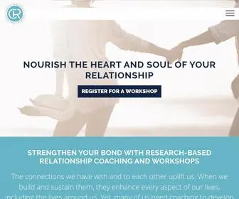 Connectionresourcescoach.com(Relationship Coaching and Workshops) Screenshot