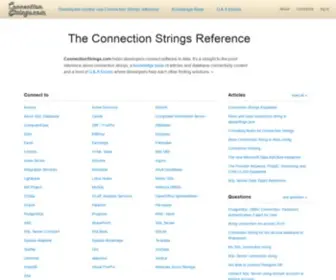 Connectionstrings.com(ConnectionStrings) Screenshot
