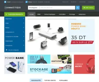 Connectique.tn(OVHcloud accompagne votre évolution grâce au meilleur des infrastructures web) Screenshot