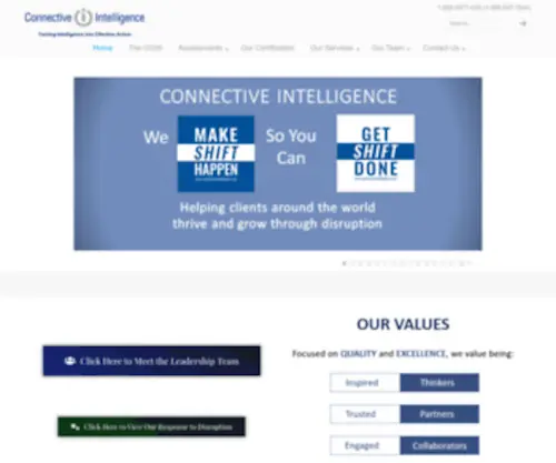Connectiveintelligence.com(Connective Intelligence Inc) Screenshot