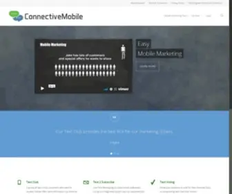 Connectivemobile.com(SMS, MMS, and Mobile Marketing) Screenshot