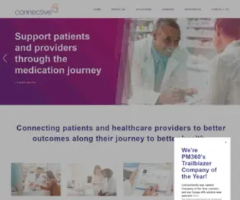 Connectiverx.com(Commercialization solutions that help maximize the benefits of specialty and branded medications) Screenshot