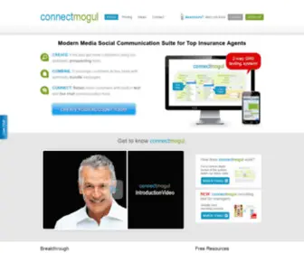 Connectmogul.com(Social communication) Screenshot