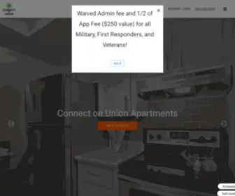 Connectonunion.com(Connect On Union Apartments) Screenshot