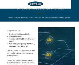 Connectorsystems.eu(Connectors) Screenshot