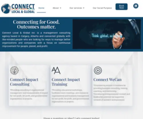 Connectoutcomes.com(Connect L&G inc) Screenshot