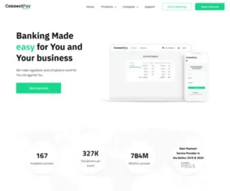 Connectpay.com(All-in-one financial platform for online business) Screenshot